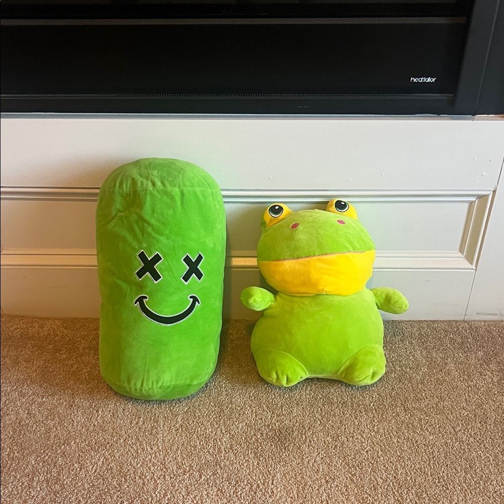 Green Plush Toy Set
